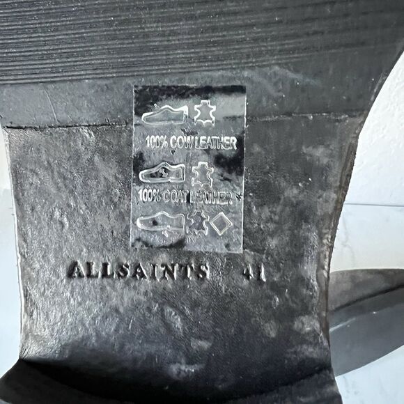 ALLSAINTS Men’s Eli Chelsea Boots Size 8 Grey Suede main image 5